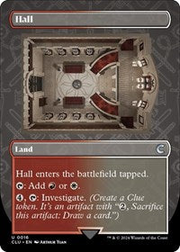 Hall (Borderless) (16) [Ravnica: Clue Edition]