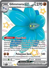 Glimmora ex (218/091) [SV: Paldean Fates]