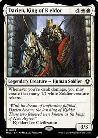 Darien, King of Kjeldor (59) [Commander: Murders at Karlov Manor]