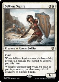 Selfless Squire (82) [Commander: Murders at Karlov Manor]