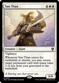 Sun Titan (87) [Commander: Murders at Karlov Manor]