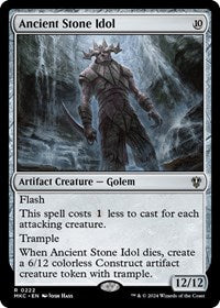 Ancient Stone Idol (222) [Commander: Murders at Karlov Manor]