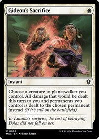 Gideon's Sacrifice (68) [Commander: Murders at Karlov Manor]
