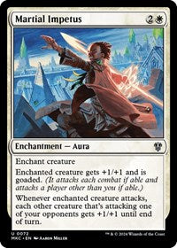 Martial Impetus (72) [Commander: Murders at Karlov Manor]