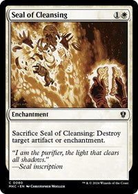 Seal of Cleansing (80) [Commander: Murders at Karlov Manor]