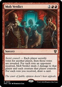 Mob Verdict (33) [Commander: Murders at Karlov Manor]