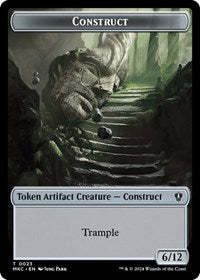 Construct // Soldier Double-Sided Token (23 // 3) [Commander: Murders at Karlov Manor]