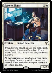 Serene Sleuth (14) [Commander: Murders at Karlov Manor]