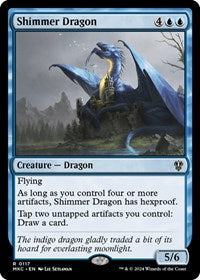 Shimmer Dragon (117) [Commander: Murders at Karlov Manor]