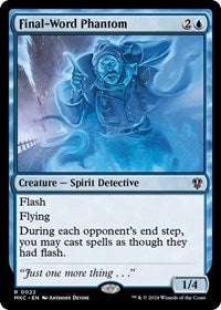 Final-Word Phantom (22) [Commander: Murders at Karlov Manor]