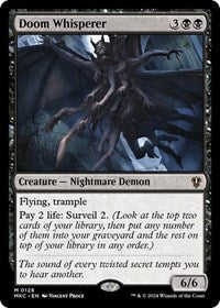 Doom Whisperer (128) [Commander: Murders at Karlov Manor]