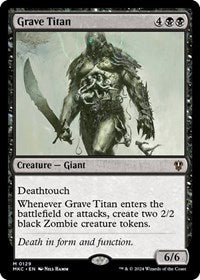 Grave Titan (129) [Commander: Murders at Karlov Manor]