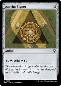Azorius Signet (224) [Commander: Murders at Karlov Manor]