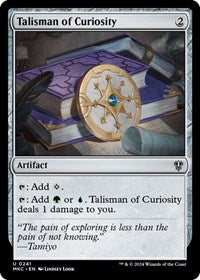 Talisman of Curiosity (241) [Commander: Murders at Karlov Manor]