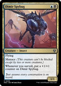 Dimir Spybug (206) [Commander: Murders at Karlov Manor]