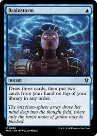 Brainstorm (96) [Commander: Murders at Karlov Manor]
