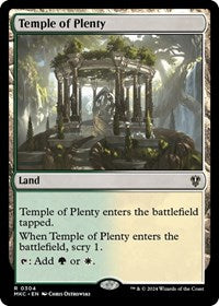 Temple of Plenty (304) [Commander: Murders at Karlov Manor]