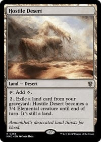 Hostile Desert (266) [Commander: Murders at Karlov Manor]