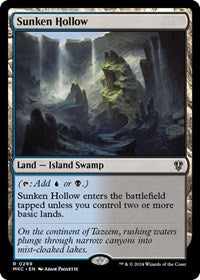 Sunken Hollow (299) [Commander: Murders at Karlov Manor]