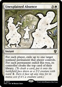 Unexplained Absence (17) [Commander: Murders at Karlov Manor]