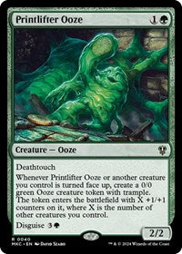 Printlifter Ooze (40) [Commander: Murders at Karlov Manor]