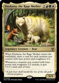 Duskana, the Rage Mother (5) [Commander: Murders at Karlov Manor]