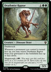 Deathmist Raptor (168) [Commander: Murders at Karlov Manor]