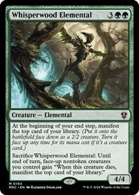 Whisperwood Elemental (194) [Commander: Murders at Karlov Manor]