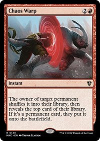 Chaos Warp (149) [Commander: Murders at Karlov Manor]