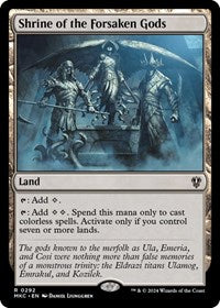 Shrine of the Forsaken Gods (292) [Commander: Murders at Karlov Manor]