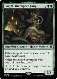 Saryth, the Viper's Fang (185) [Commander: Murders at Karlov Manor]