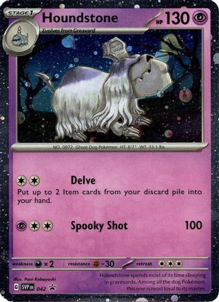 Houndstone 042  - Holofoil Blister Exclusives - Promo