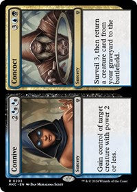 Connive // Concoct (203) [Commander: Murders at Karlov Manor]
