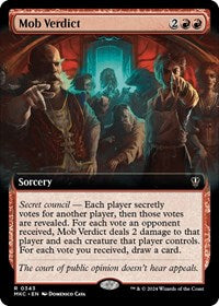 Mob Verdict (Extended Art) (343) [Commander: Murders at Karlov Manor]