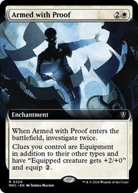 Armed with Proof (Extended Art) (320) [Commander: Murders at Karlov Manor]