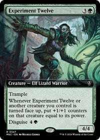 Experiment Twelve (Extended Art) (347) [Commander: Murders at Karlov Manor]