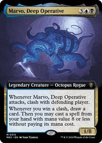 Marvo, Deep Operative (Extended Art) (315) [Commander: Murders at Karlov Manor]