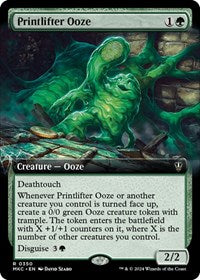 Printlifter Ooze (Extended Art) (350) [Commander: Murders at Karlov Manor]