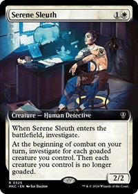 Serene Sleuth (Extended Art) (325) [Commander: Murders at Karlov Manor]