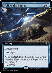 Follow the Bodies (Extended Art) (333) [Commander: Murders at Karlov Manor]