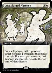 Unexplained Absence (Extended Art) (328) [Commander: Murders at Karlov Manor]