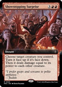 Showstopping Surprise (Extended Art) (345) [Commander: Murders at Karlov Manor]