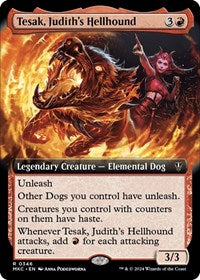 Tesak, Judith's Hellhound (Extended Art) (346) [Commander: Murders at Karlov Manor]