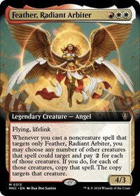 Feather, Radiant Arbiter (Extended Art) (313) [Commander: Murders at Karlov Manor]