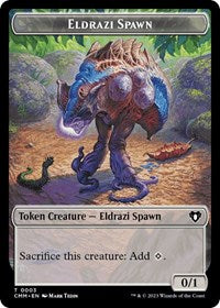 Eldrazi Spawn // Satyr Double-Sided Token (3 // 29) [Commander Masters]