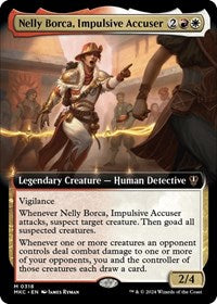 Nelly Borca, Impulsive Accuser (Extended Art) (318) [Commander: Murders at Karlov Manor]