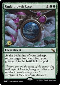Undergrowth Recon (181) [Prerelease Cards]
