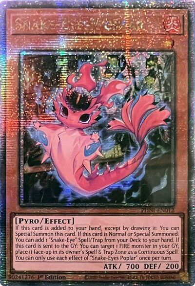 Snake-Eyes Poplar (Quarter Century Secret Rare) (PHNI-EN012) [Phantom Nightmare]