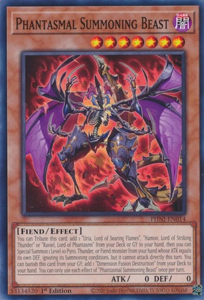 Phantasmal Summoning Beast (PHNI-EN014) [Phantom Nightmare]
