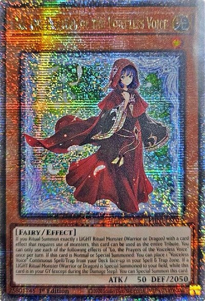 Lo, the Prayers of the Voiceless Voice (Quarter Century Secret Rare) (PHNI-EN019) [Phantom Nightmare]